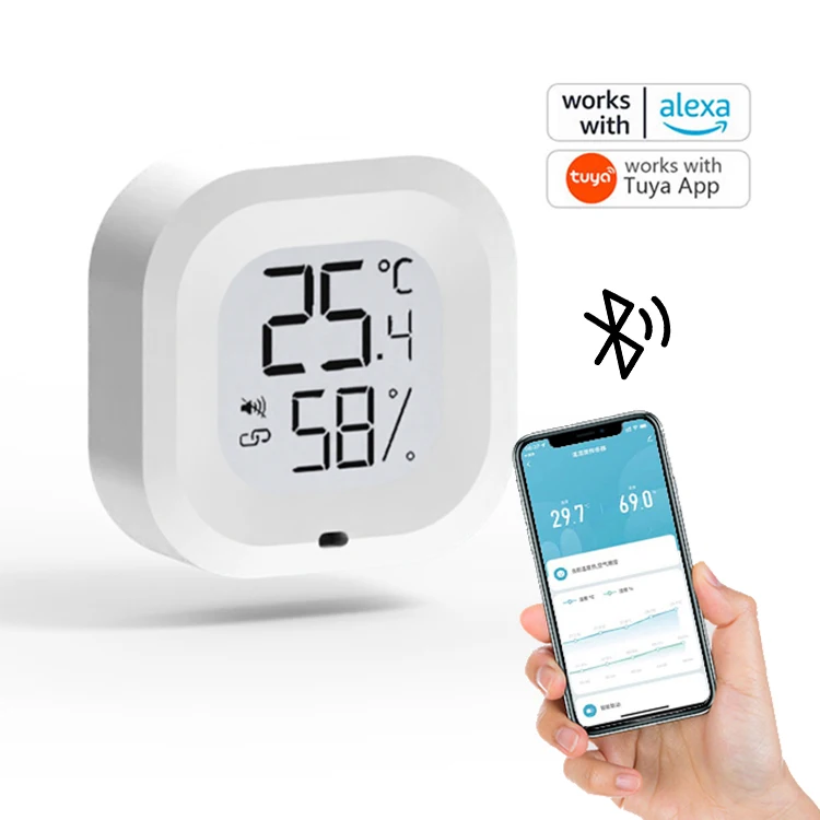 2023 New High Technology Product Household Portable Smart Room Mini 2 In 1 Digital  Temperature   Humidity Sensor