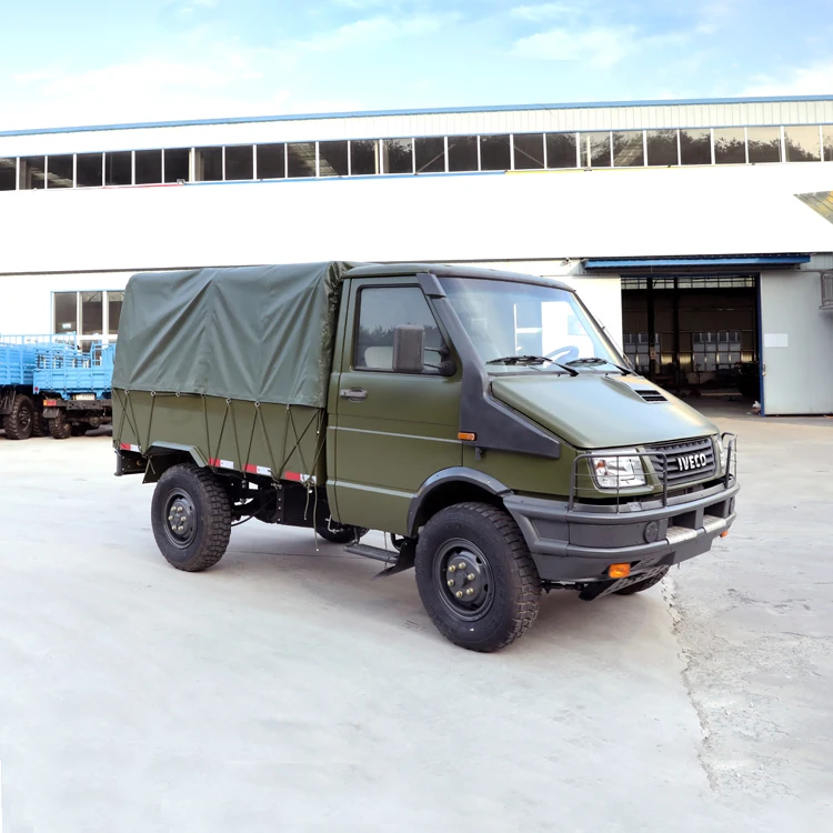 Четырехколесный внедорожник с длинной головкой Iveco _ 111hp 4*4 Однорядный короткий грузовик 4WD экспортный специальный автомобиль от производителя