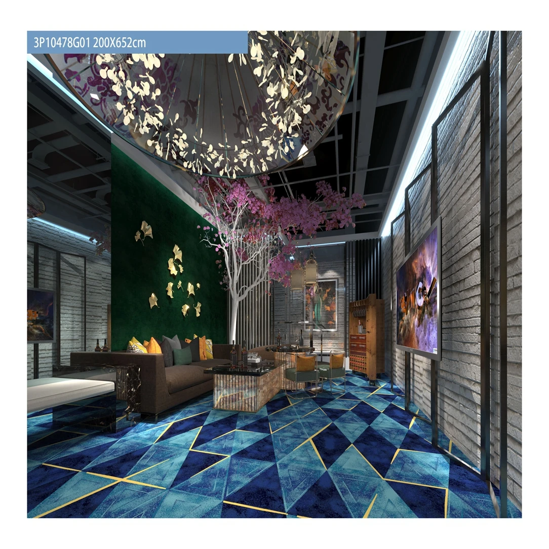 Luxury Design Wall to Wall Wire Wilton Hotel Lobby Carpet