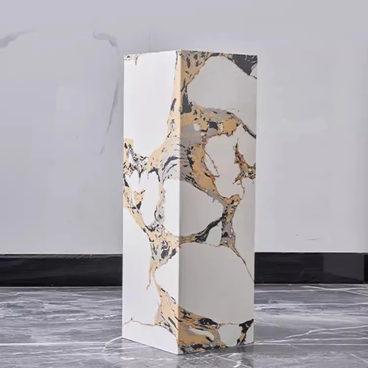 Fish maw gold marble designer private high-end custom Italian large living room base atmospheric light luxury home hotel villa