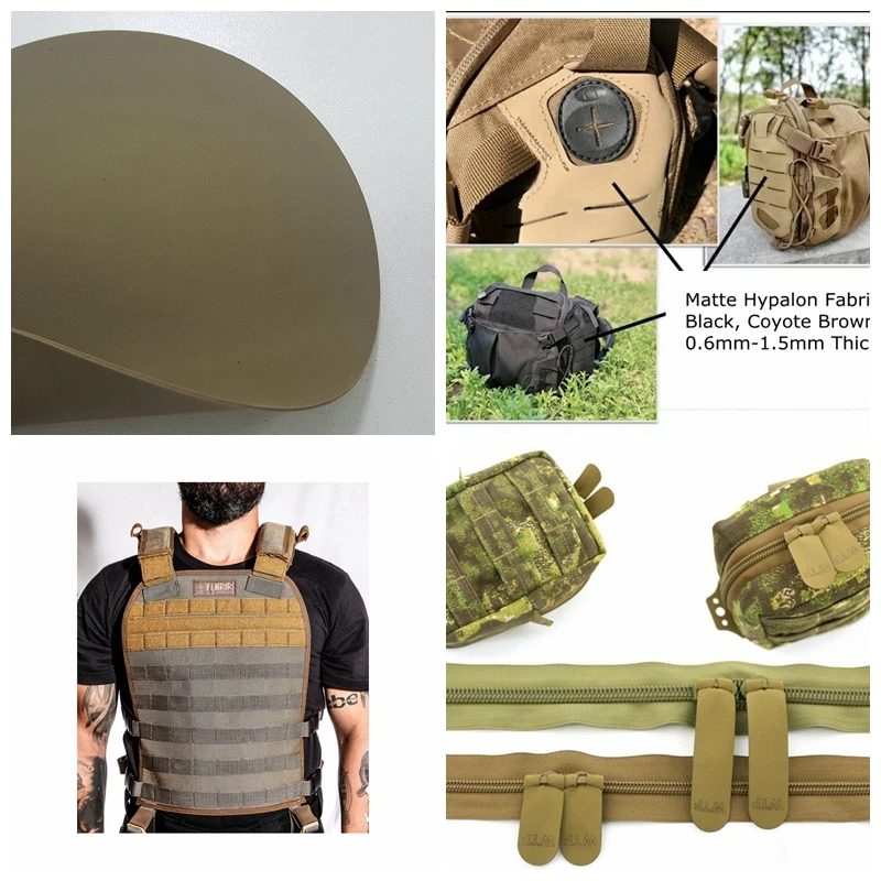 Hypalon Rubber Sheets  Fabric for  Tactical Combat Full Protective Body Vest Gear Safety Vest