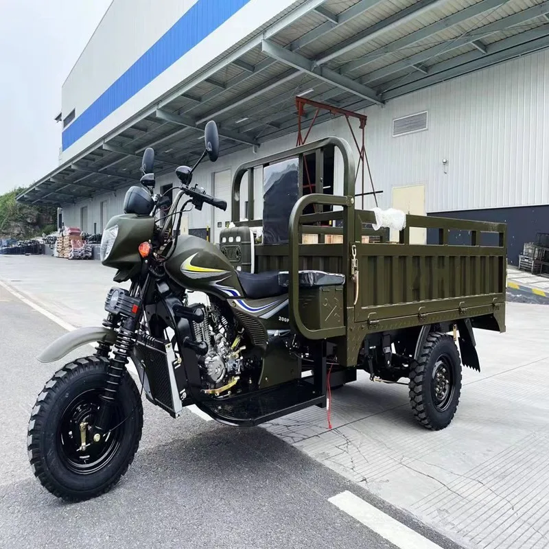 200cc 2m Cargo Motor Tricycle Manual Clutch Water Cooled Delivery Bike cargo bike frame