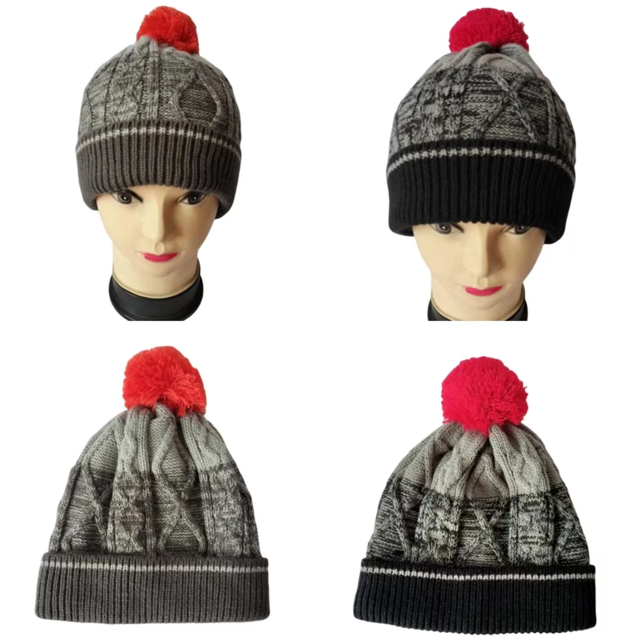 2022 new product hiphop hat fashion blank cotton knitted for autumn winter women