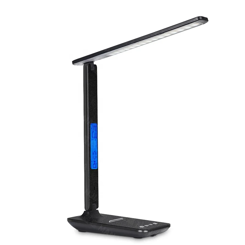 2021 Amazon hot sale desk lamp with wireless phone chargers With USB charger led desk lamp