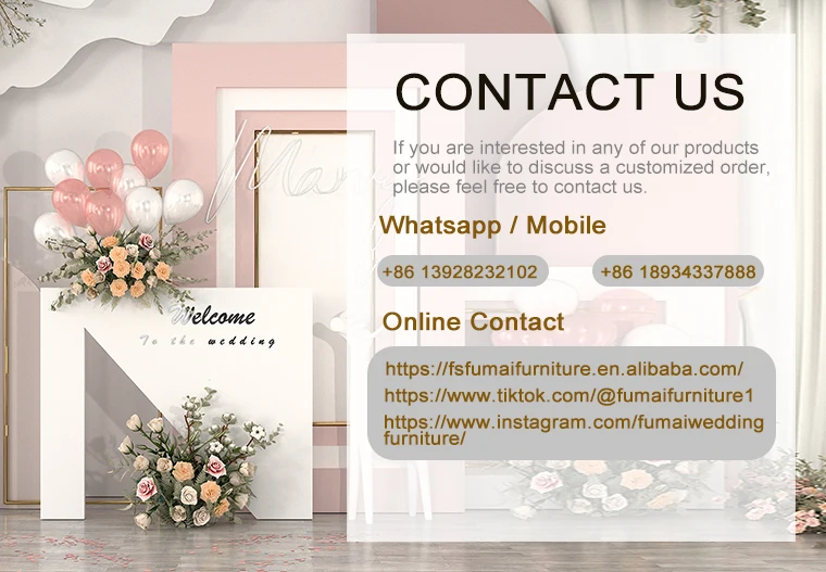 One-stop Supplier Wedding Table Stylish Hotel Furniture for Parties and Events Stainless Steel Wedding Tables
