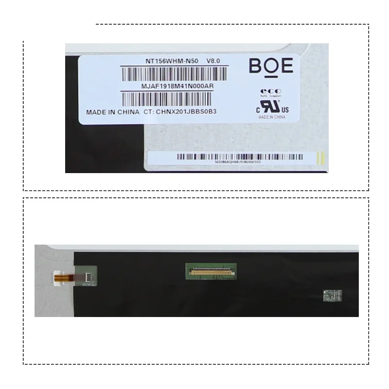  Интерфейс lvds BOE 1366*768 220 НИТ tft ЖК-экран 15 6 светодиодный нормальный slim 40 pin NT156WHM-N50 модуль ЖК-дисплея для беговой