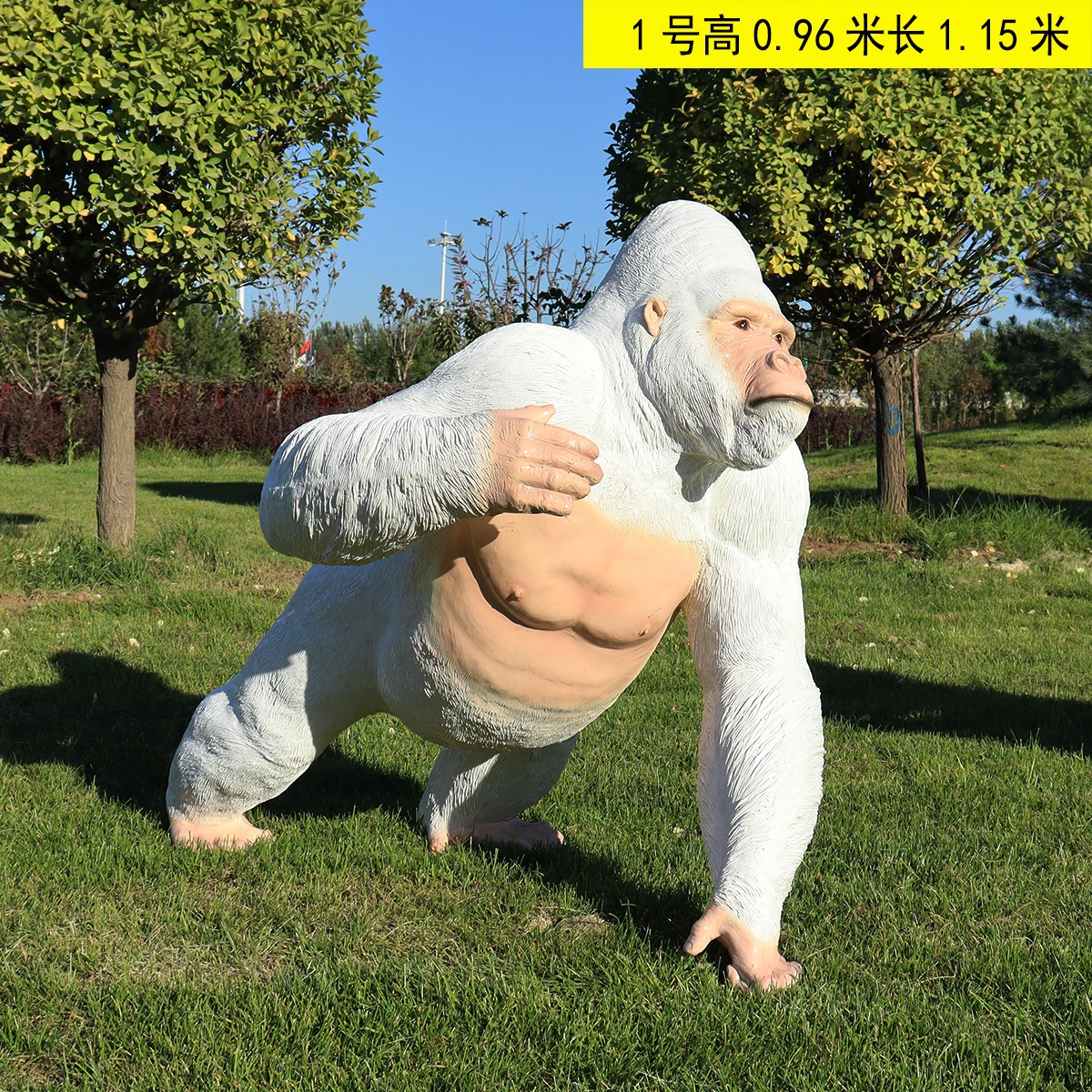 Hot Garden outdoor resin sculpture the simulation statues gorilla orangutan sculpture for ornament