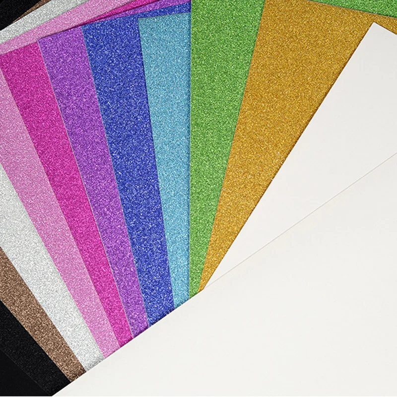 10 шт./пакет 250gsm A4 размер крафт бумажные листы на одной стороне DIY картона бумага ручной работы Скрапбукинг для торт Топпер