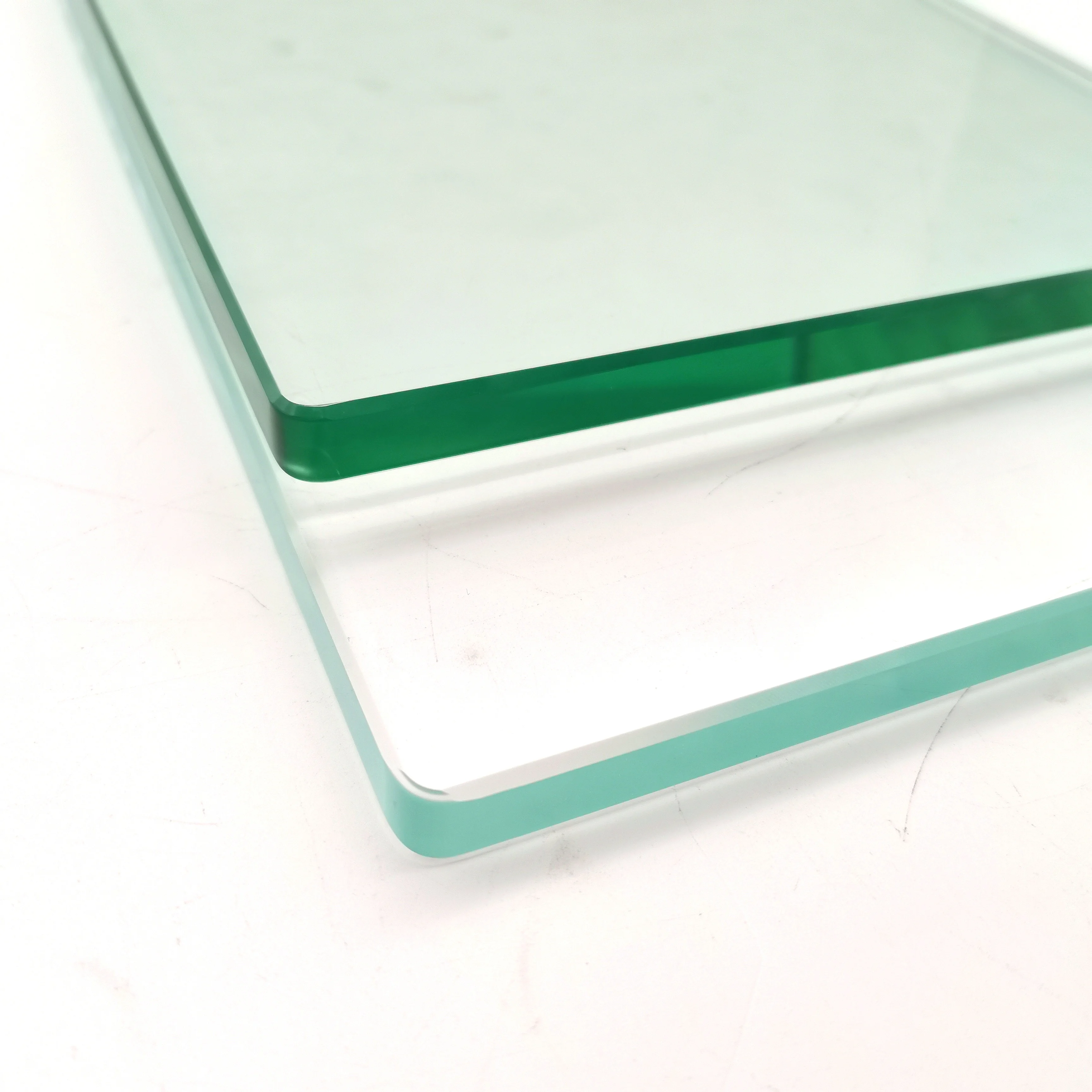 Factory price High quality Hot sale 6mm 10mm 12mm Ultra white laminated Tempered glass for decoration commercial building Door