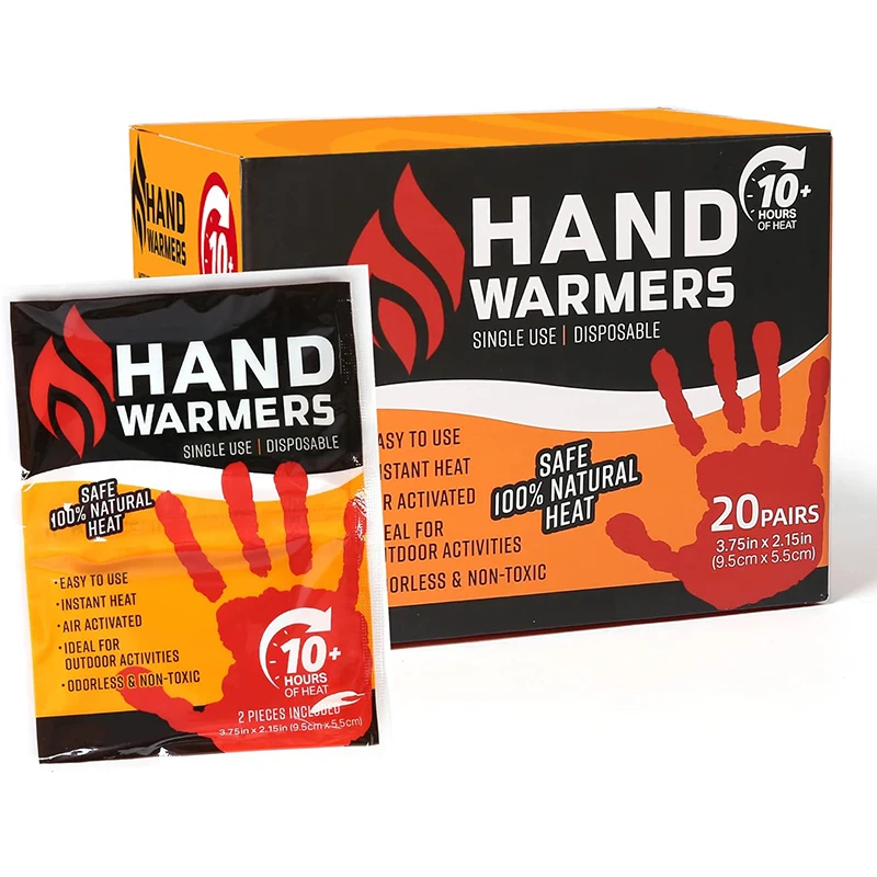 Custom Logo Air Activation Disposable Pocket Hot Hands Hand Warmers Heat Packs