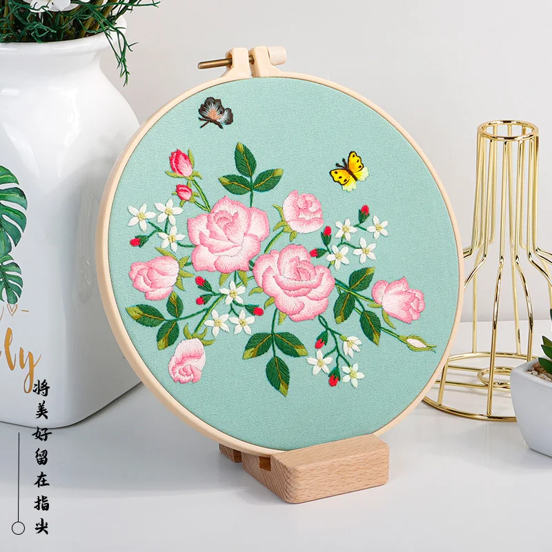 DIY cross stitch kits chinese Handmade Sewing Embroidery Kit for Adults Folk Flower Embroidery Kits