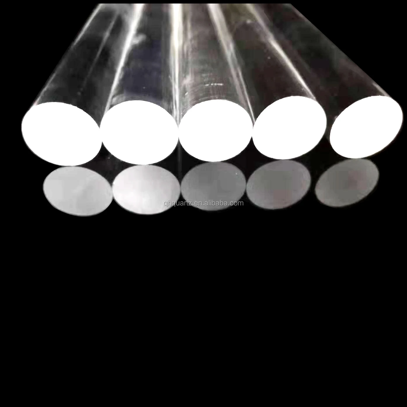 
QH fused solid glass rod with factory price 