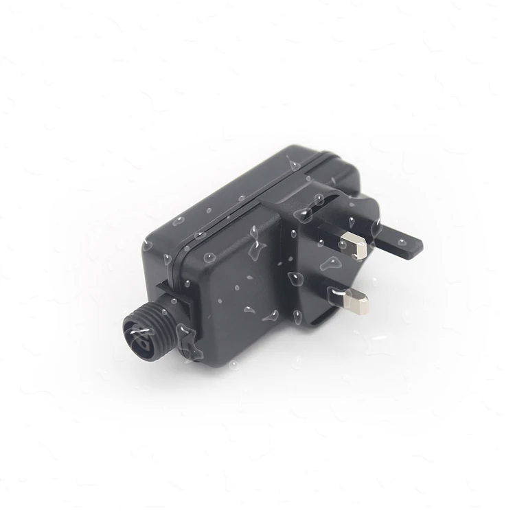 High Quality  12v 1.5A 18W 9V 2A  UK ac adapter IP44 Waterproof AC Adaptors 12V 2a Power Supply