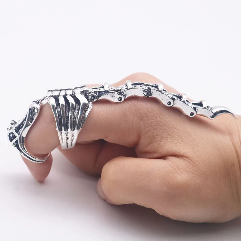 Hip Hop ring for men vintage jewelry personality Punk Neo-Gothic silver ring adjustable scorpion Cool Party Gift