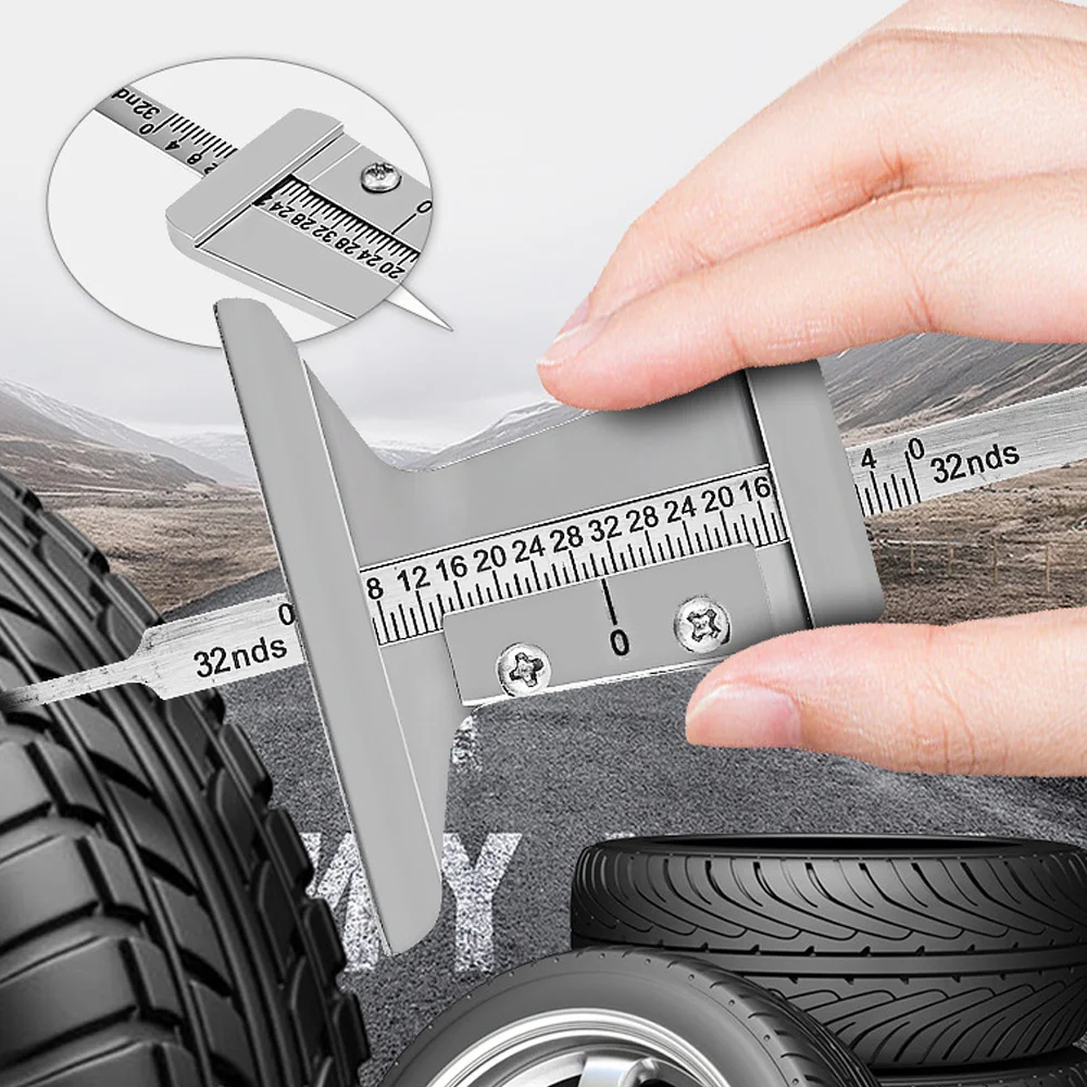 TT-01 Stainless Steel Tyre Thread Depth Tire gauge