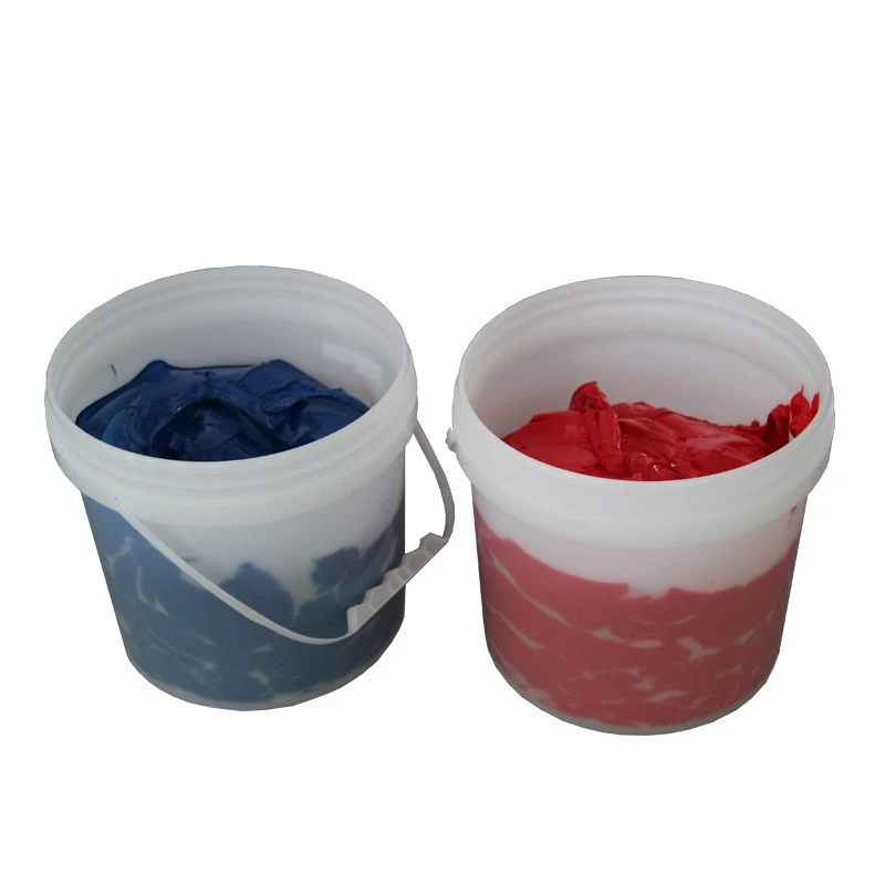 Factory price silk transfer plastisol inks white blue yellow for silicone screen printing water based ink for screen printing