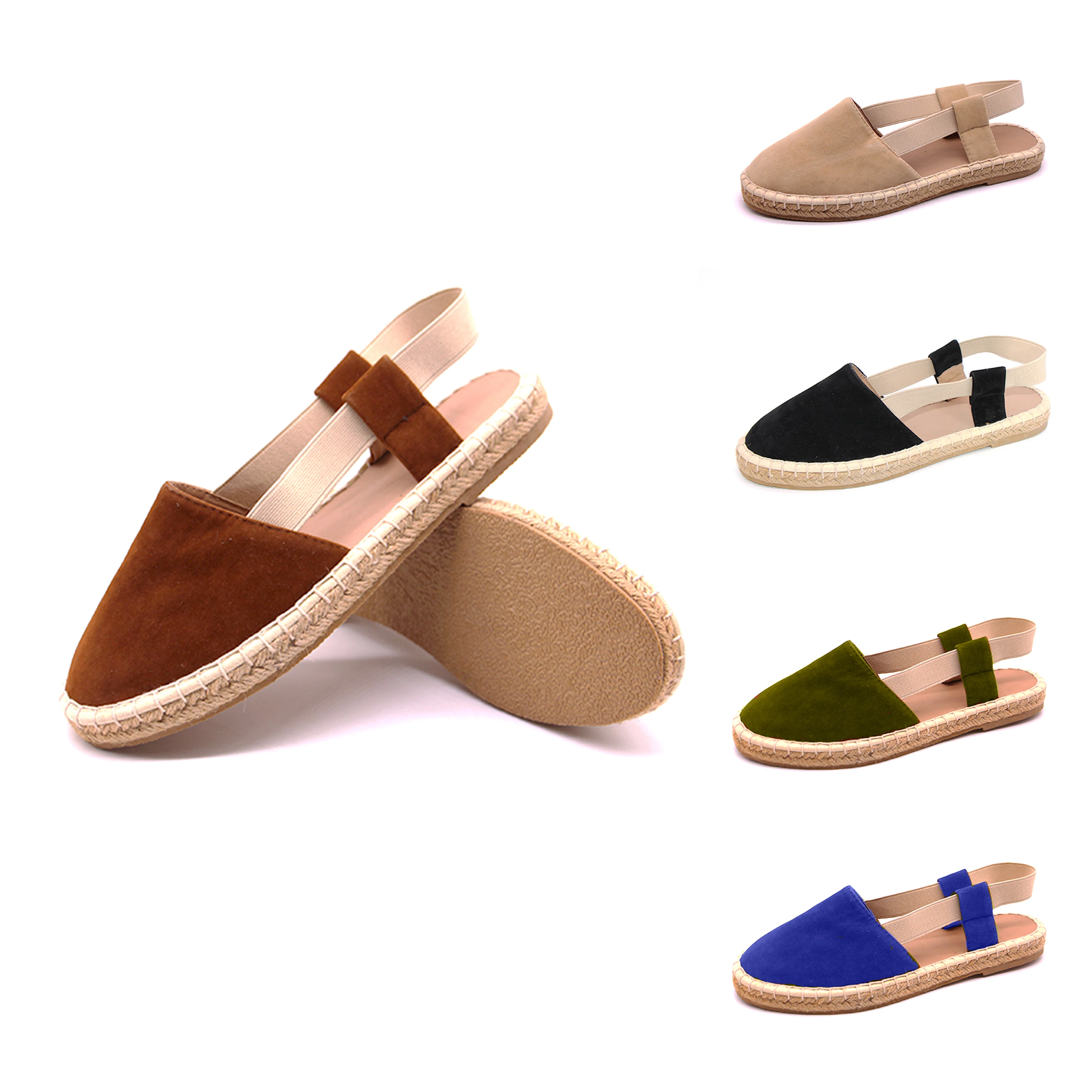 Эспадрильи женская обувь Плюшевые сандалии с шинами на заказ уличная Весенняя парусиновая