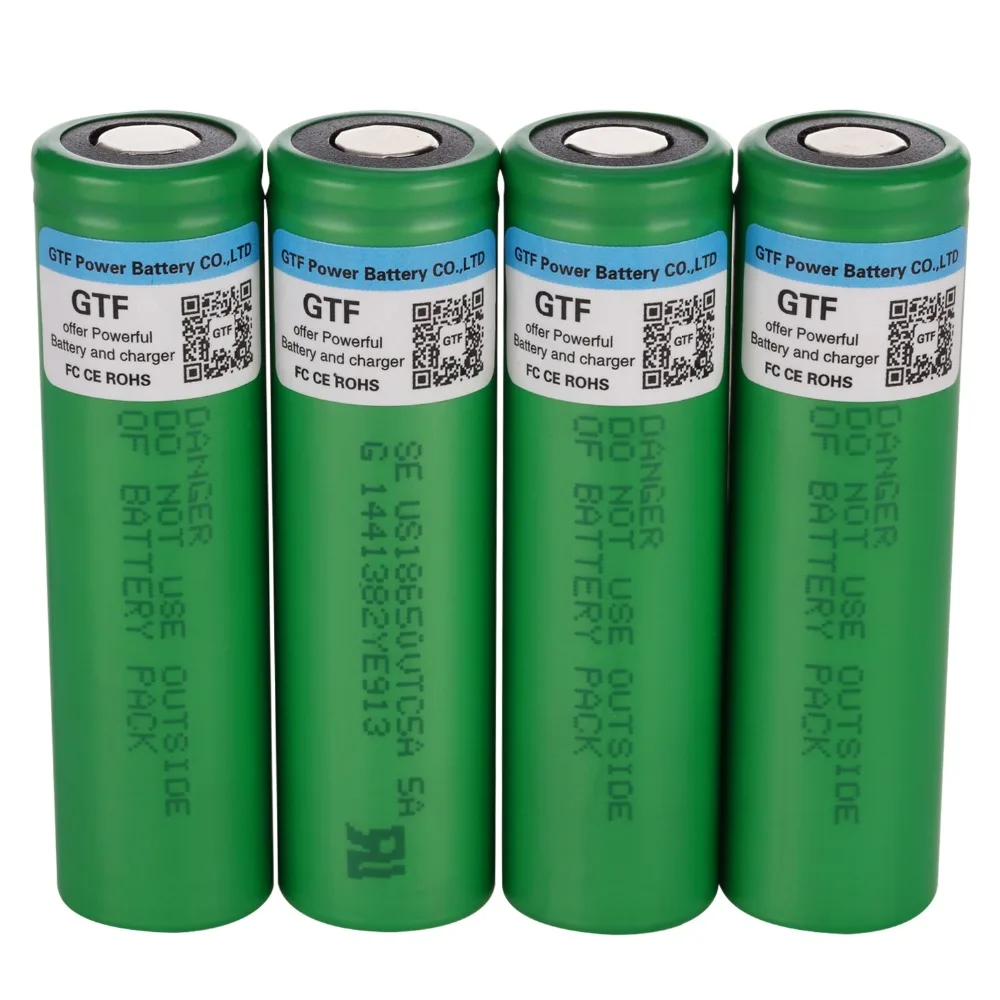 Lithium Ion Rechargeable 18650 Battery Wholesale VTC5A Large Capacity 18650 2600mah 3.7V 35A NCM Over 500 Times 3.7v~ 4.2v 48g