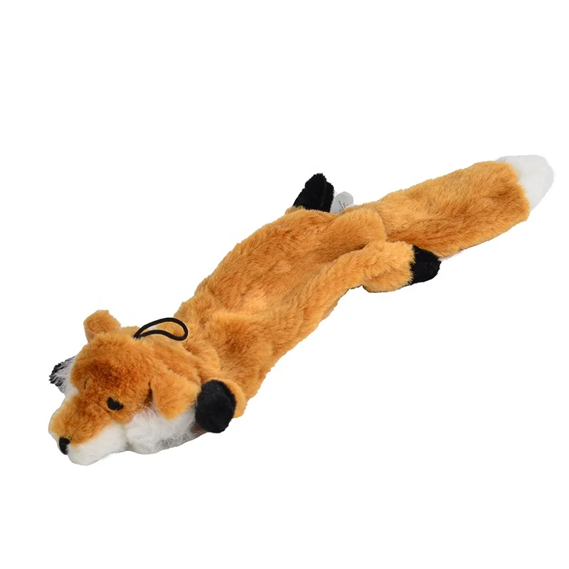 Wholesale Plush Animal Dog Toy Set Value Pack 5 Squirrel Squeaky Toys Unstuffed Chew dogs Toy