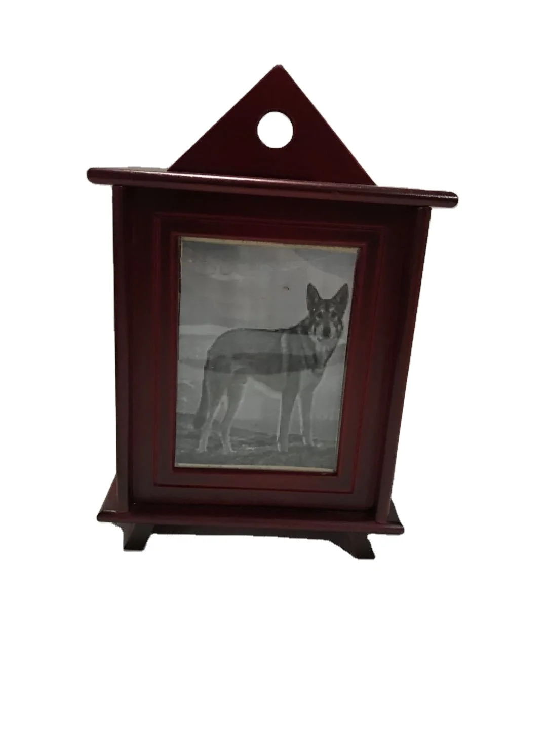 Custom  Really wood wooden pet photo urns Cremation Urn pet cat dog Memorial Urn Casket For Ashes Funeral Supplies