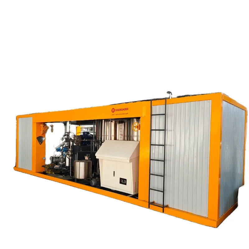 10 Tone Per Hour Decanting Bitumen Melting Machine Bitumen Heating Equipment