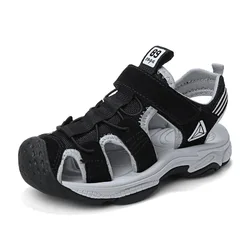 Лидер продаж, Летние Удобные модные сандалии для мальчиков по низкой цене
