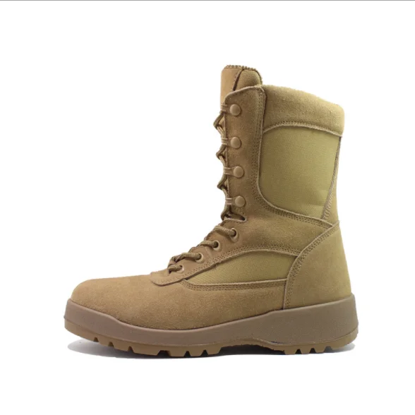 TSB21-9  camping tactical sports men and training Coyote boots coyote desert boots PU injection light weight combat boots