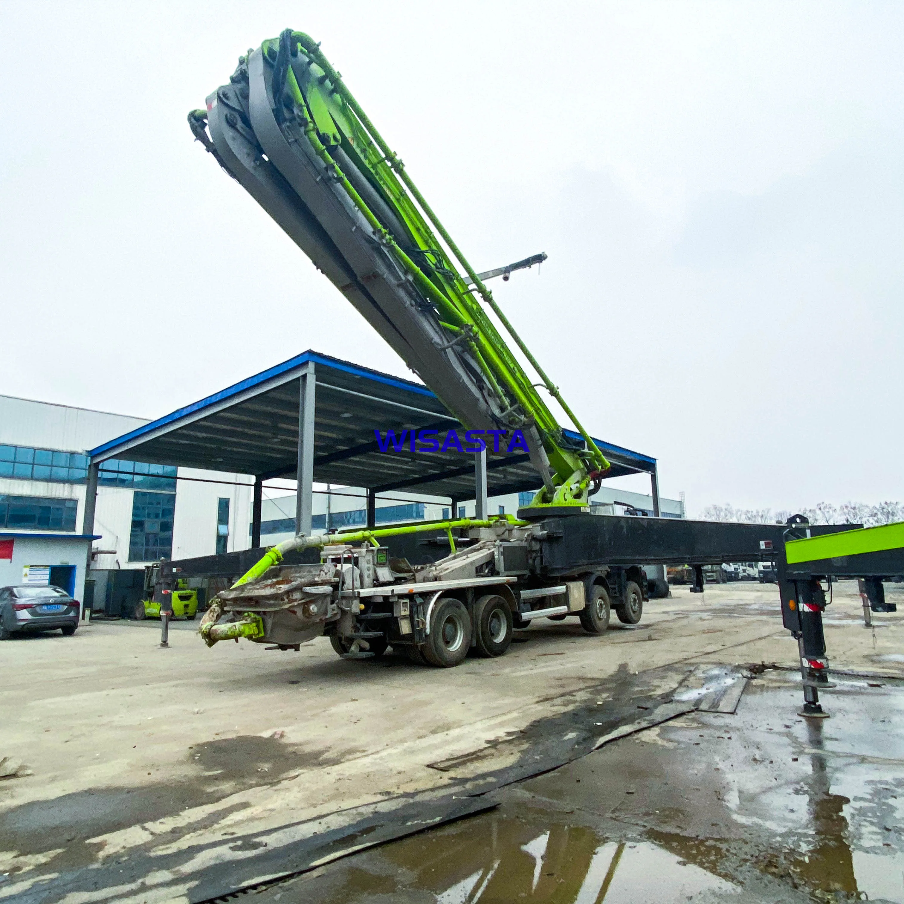 2020 year Zoomlion Concrete Boom Pump Truck 63m Original Paint 63M concrete pump truck for sale in UAE