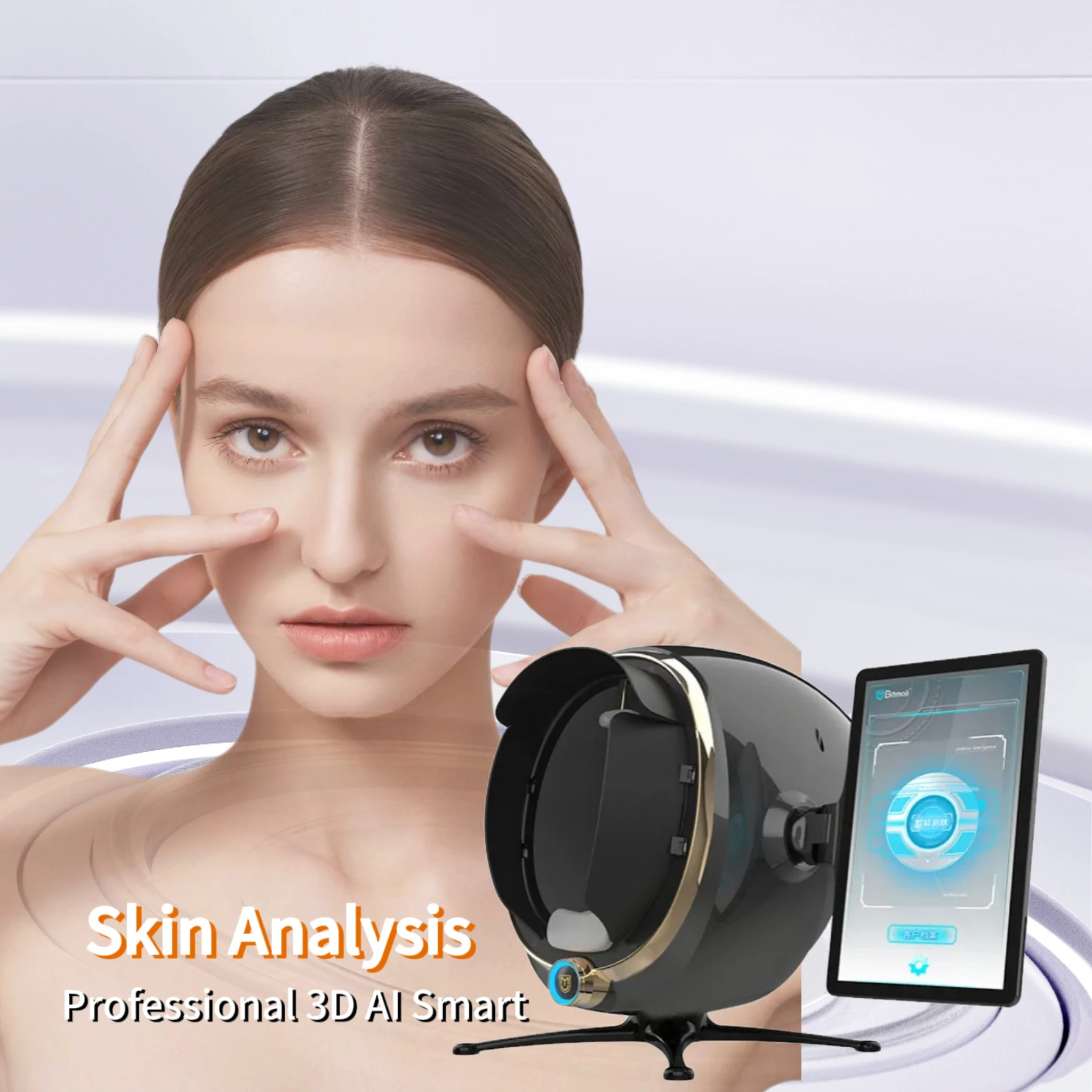 Hot Selling Skin Analyzer Machine Smart 3D Scanner Camera Device Facial Test Skin Analysis Machine
