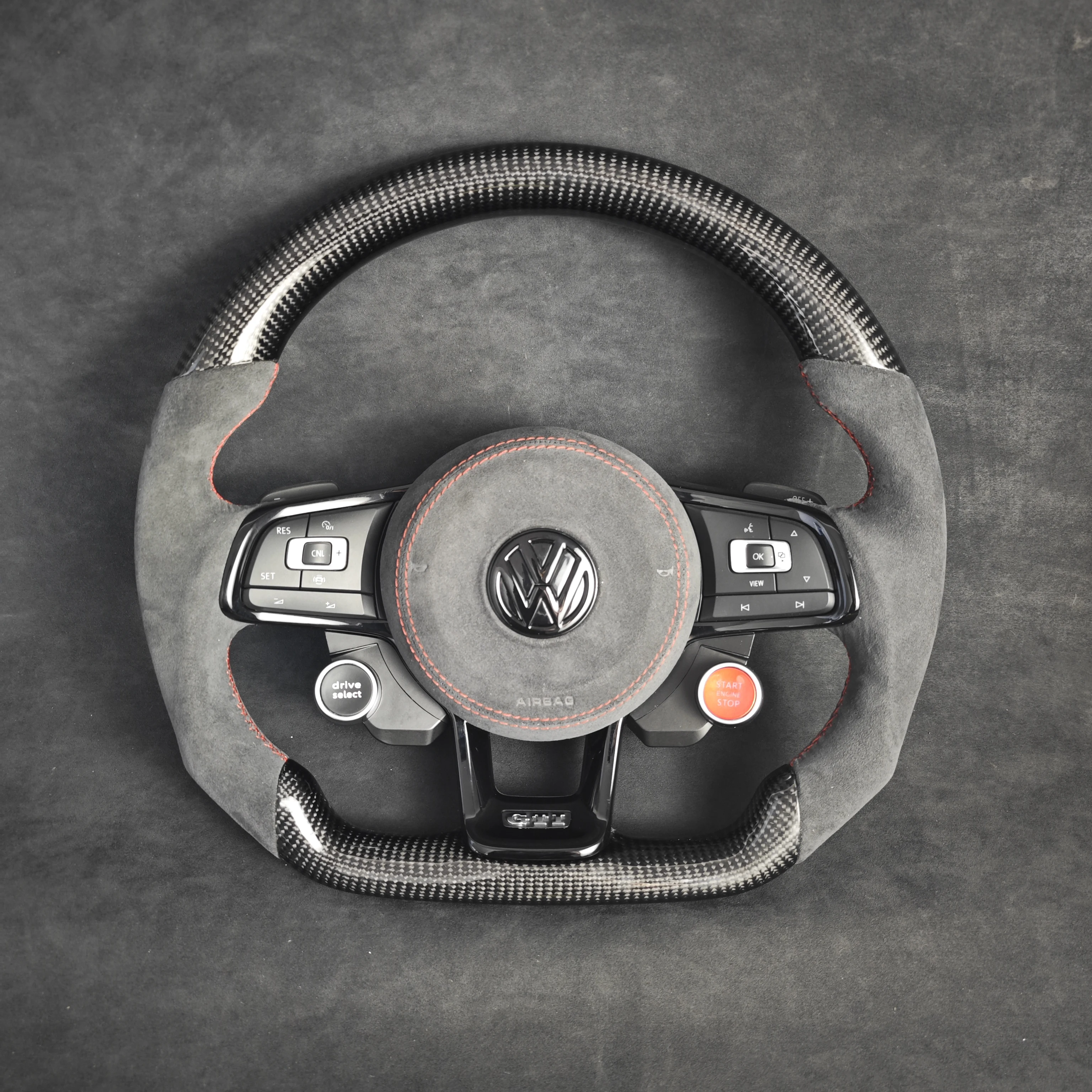Пользовательские кожа модифицированный руль для Volkswagen ZC-DZ-2