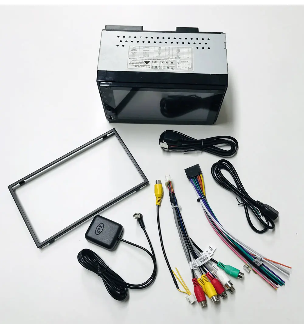 Android 9.0 Radio 4+64g 2din Motorized 6.2 Touch Screen audio Player with dsp Gps BT USB Fm Aux for car