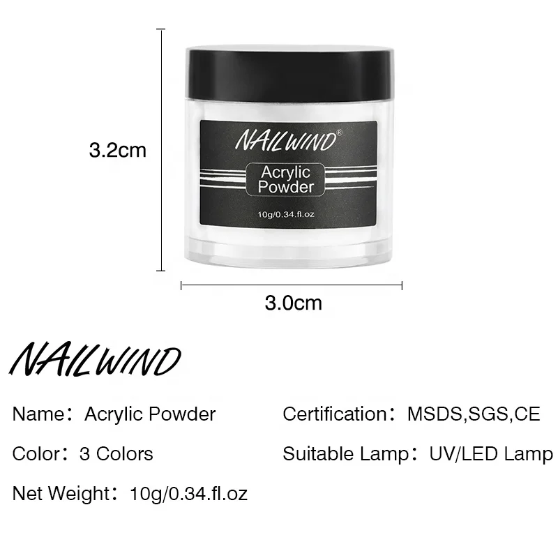  NAILWIND oem индивидуальная фирменная торговая марка для маникюрного салона акриловая Порошковая система акриловый порошок и жидкий ногтей оптовой
