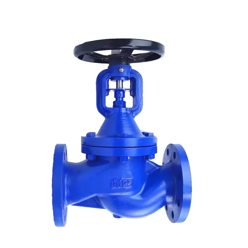Industrial Din Flange Ends Lift Type Cast Iron Stainless Steel Globe Valve Stop Water Valve