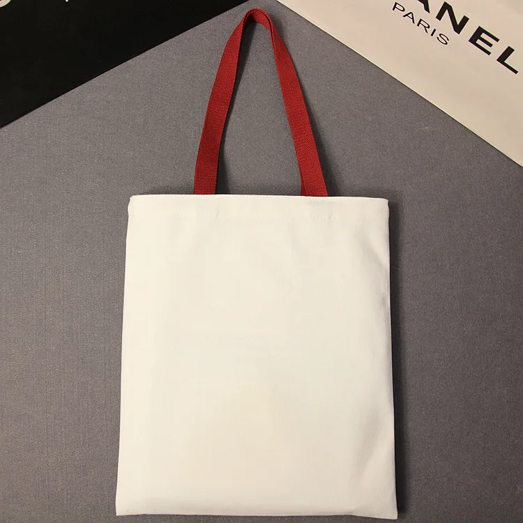 eco friendly  Cotton bag  joy art  handbag design wedding companion hand gift canvas bag custom with pocket and zipper