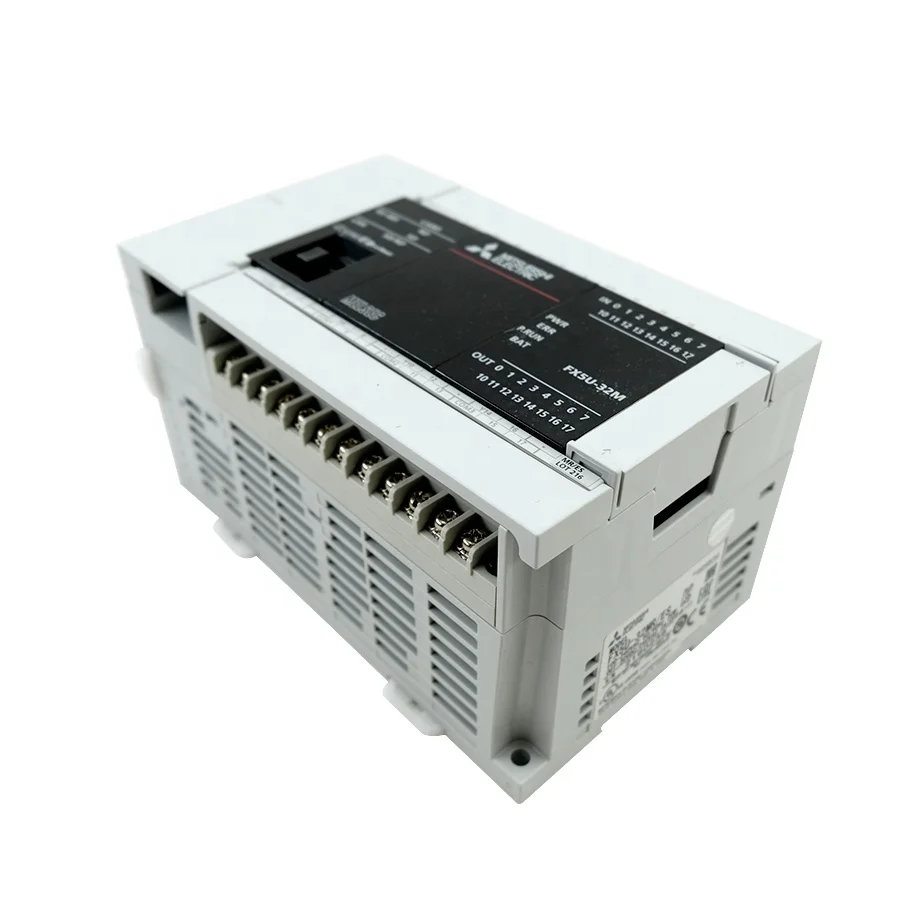 Original Mitsubishi Electric Automation Controller FX5U-32MR PLC CPU Module for Mitsubishi