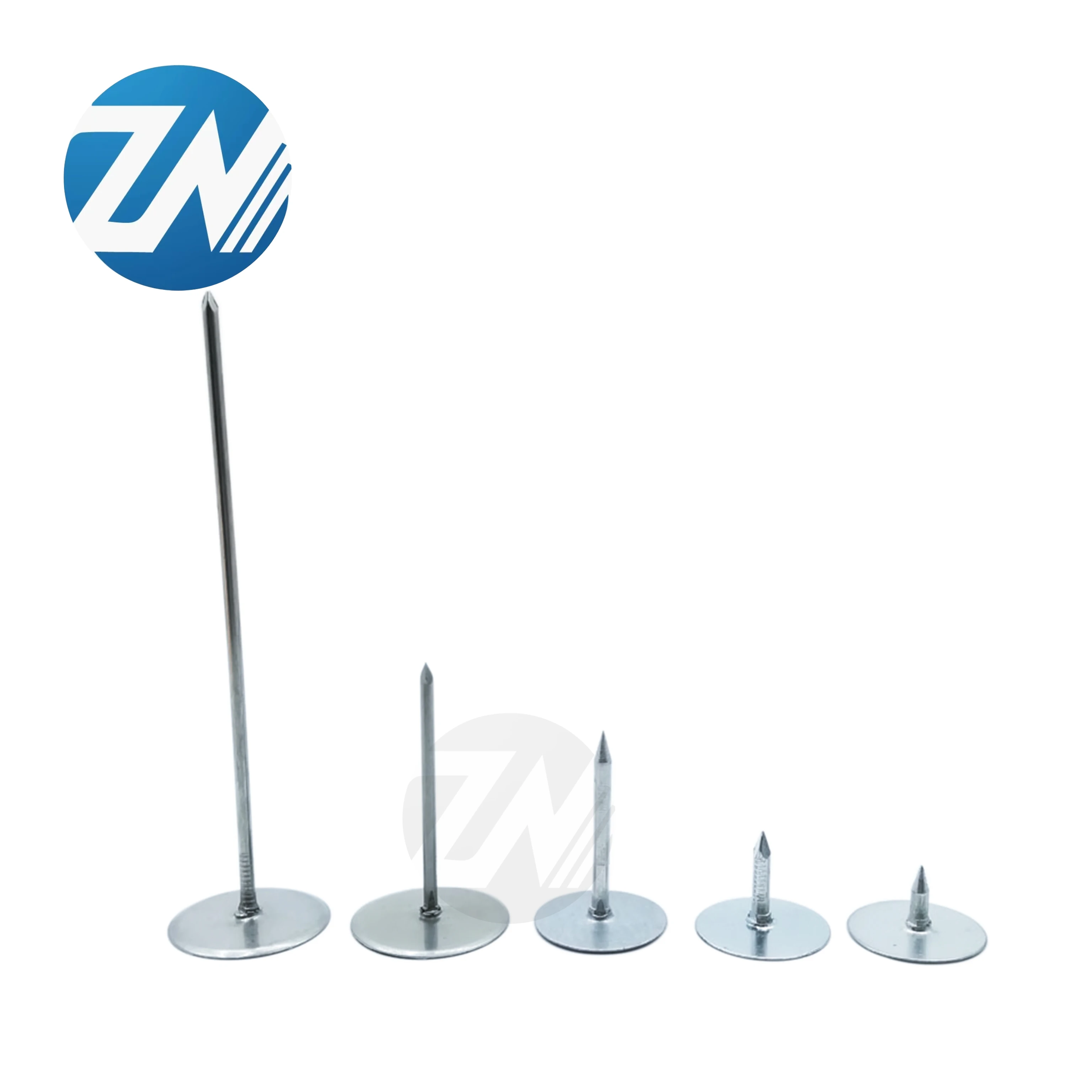 Superior Quality Customized Cup Head Insulation Pin Smooth Shank Type Checkered Head Style Grease Duct Steel Sheet Good Price