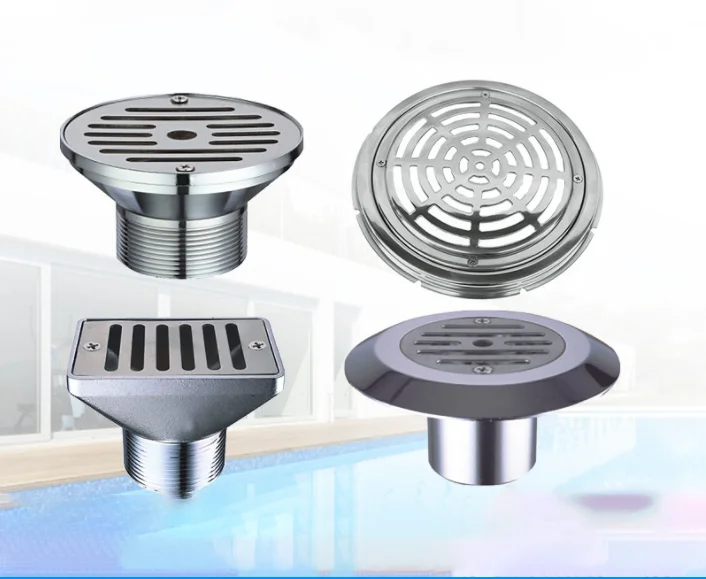Stainless steel  water inlet of swimming pool  water inlet and outlet grate pool drain accessories