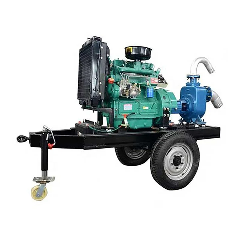 large capacity multi cylinder diesel agriculture irrigation self-priming river water pump