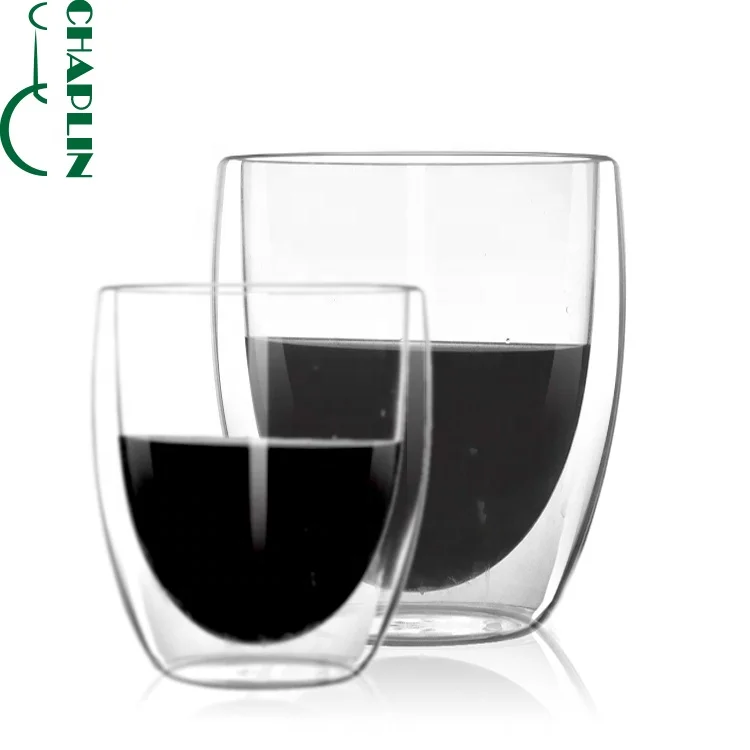 
Eco-friendly Double Wall Glass Cup With High Borosilicate Glass 