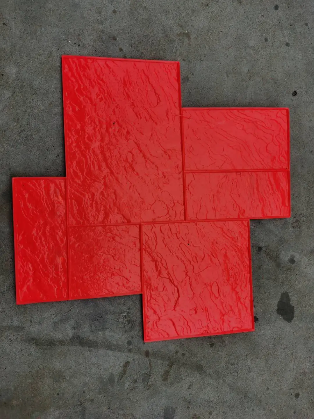 Polyurethane concrete imprinted stamped mat