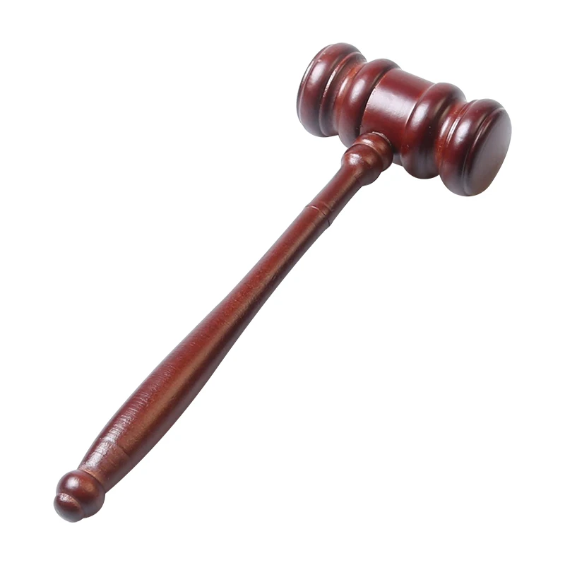 handcrafted judge law lawyer auctioneer gavel wooden hammer mallet round block set office desk accessories decor