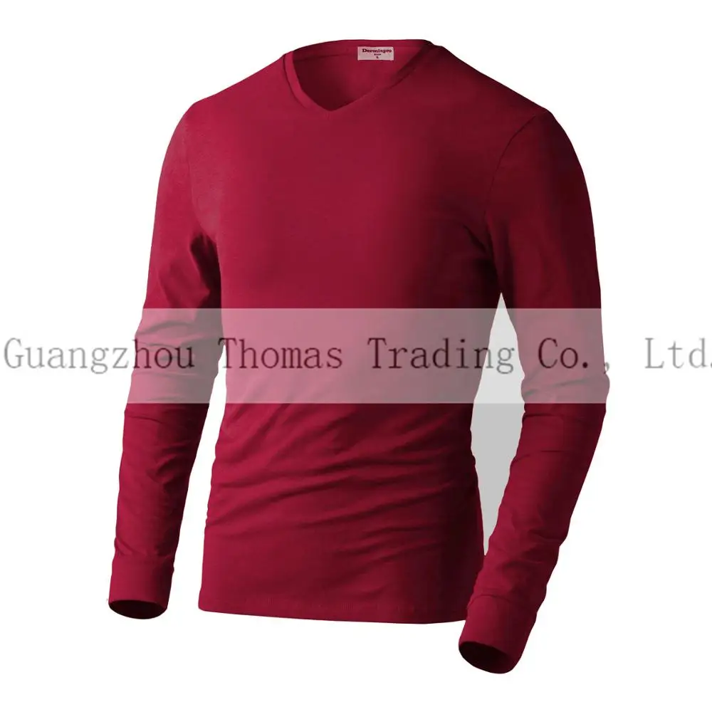 
China Clothing Factory Men Multi Color Sports Street Wear Long Sleeve T-Shirt 
