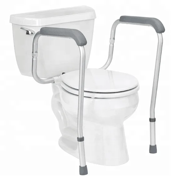 Stainless Steel Economic Hospital Home Bathroom Chair DisabledToilet Seat Adjustable Shower Chair Frame Elderly Care Products