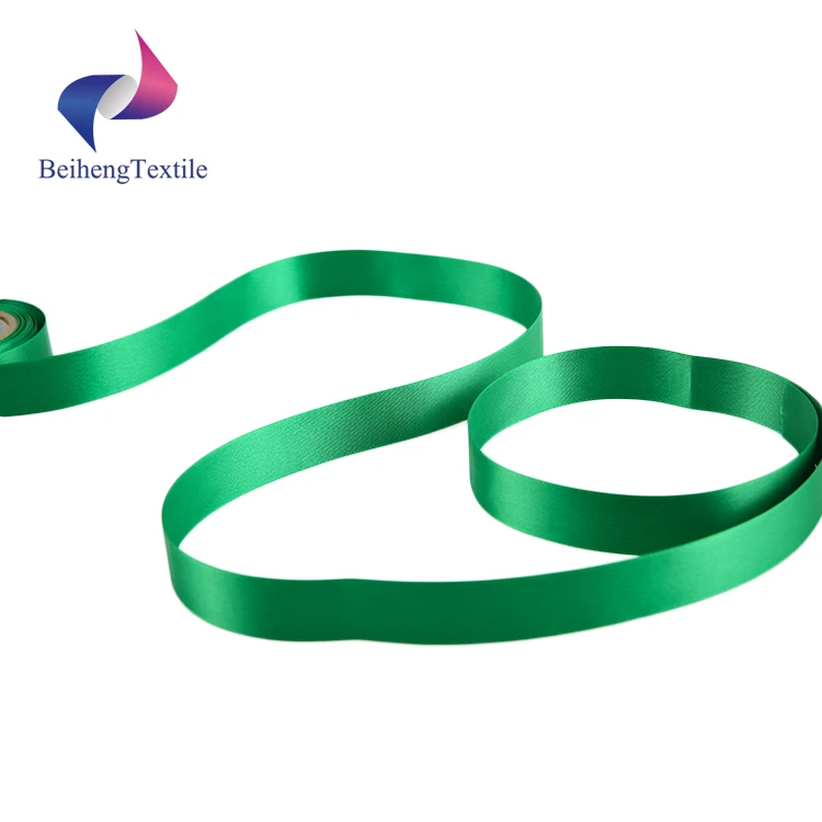 Wholesale Polyester Double Faced Gold Color Glitter Metallic Decorative Ribbon 16mm