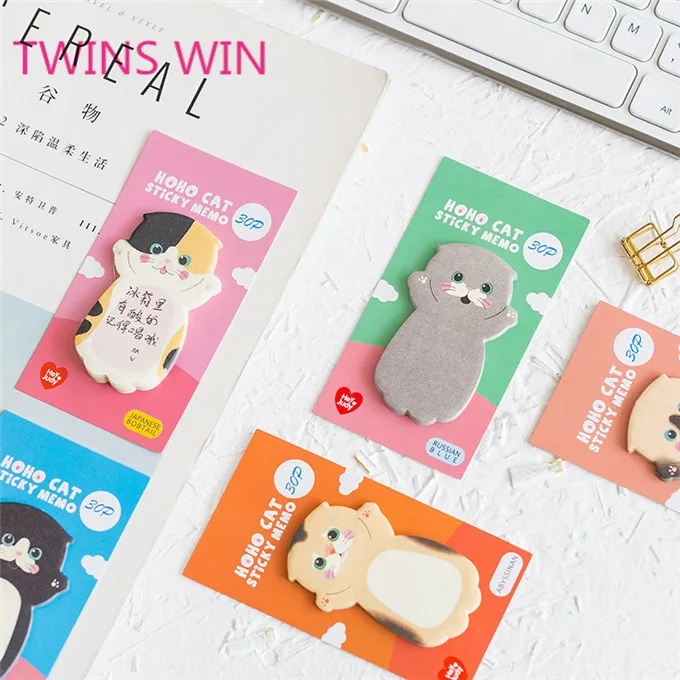 Buy Small Quantity Office School Supplies cute animal shaped colored paper sticky notes memo pads recycled paper notepad 1289