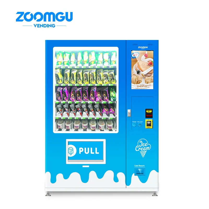 Zoomgu automatic elevator vending machine ice vending machines in schools