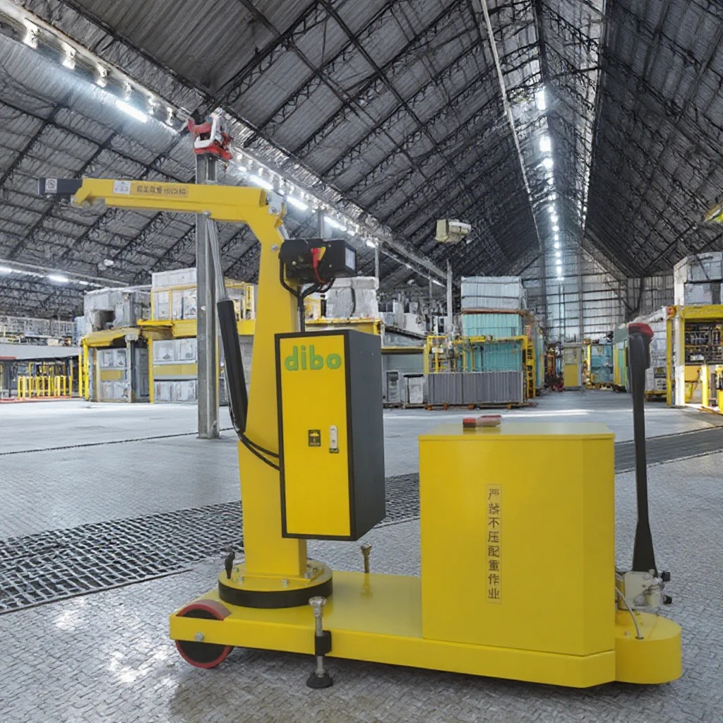 CE Counterbalance Lifting Equipment Remote Control Hydraulic Boom Extension hoist Industrial grade durable counterweight crane