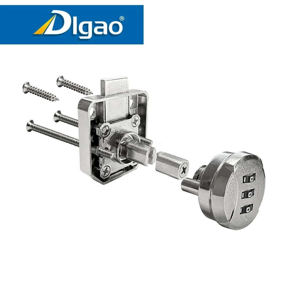 Hot Sell Zinc Alloy Safe Lock Furniture 3 Digital Combination Lock for Drawer