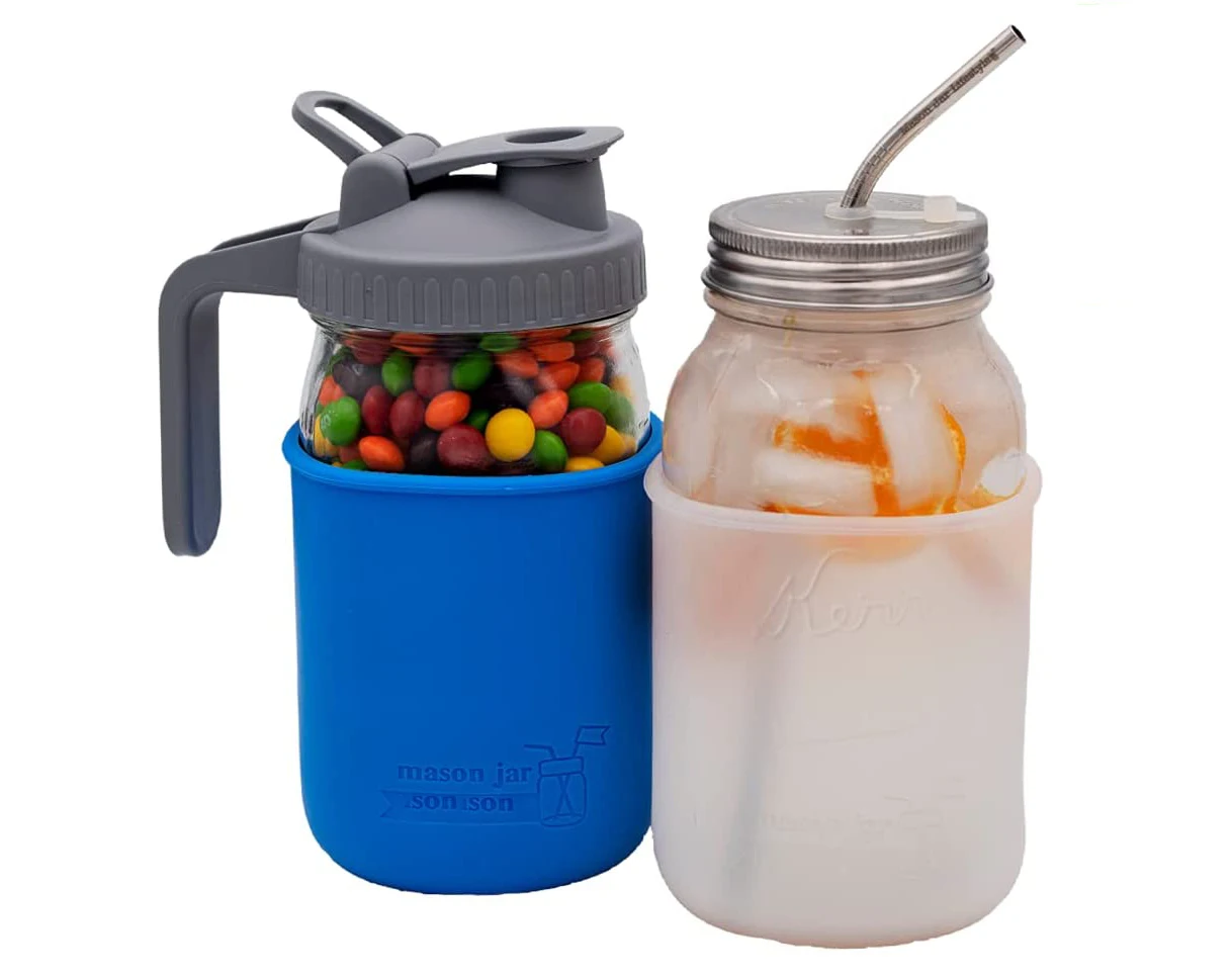 wholesale mason jar silicone sleeve silicone sleeve custom silicone sleeve for bottle