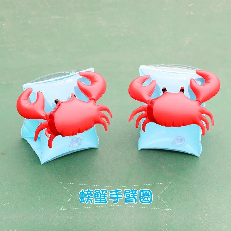 Friendly inflatable float baby unicorn flamingo shark swimming arm ring  swim kids